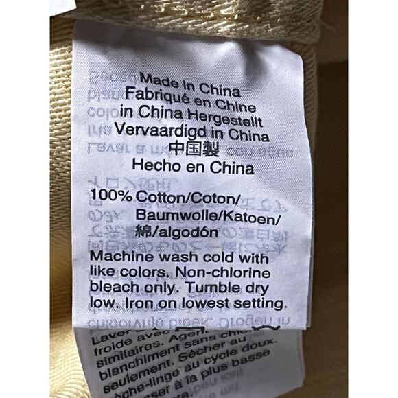 Madewell Pants Womens 32 Yellow Fatigue Utility Cotton Button Fly Workwear L8059 - Picture 12 of 16